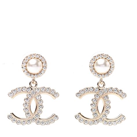 chanel earrings pearls|chanel earrings official website.